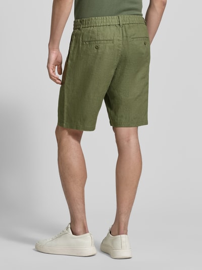 GANT Shorts aus Leinen mit Gesäßtaschen Oliv 5
