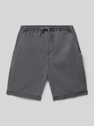 Quiksilver Korte regular fit broek met elastische band, model 'TAXER YOUTH' Zwart - 1