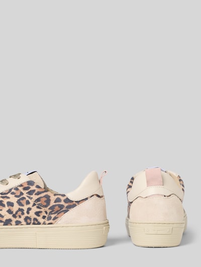 Tamaris Low Top Sneaker mit Animal Print Ecru 2