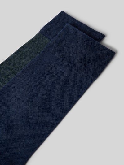 Christian Berg Men Socken mit Logo-Stitching im 2er-Pack Dunkelgruen 2