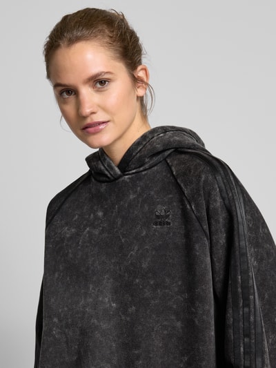 adidas Originals Oversized Hoodie mit Label-Stitching Black 3