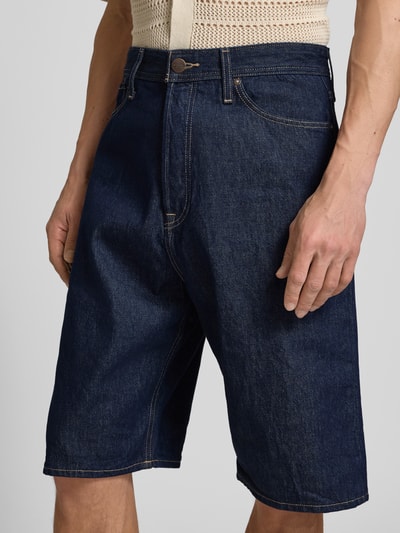 Jack & Jones Extra baggy fit korte jeans in 5-pocketmodel, model 'IRON' Donkerblauw - 3