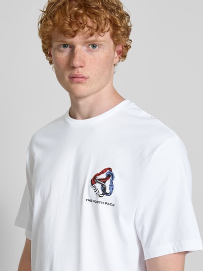 The North Face T-shirt z nadrukiem z logo Biały 3