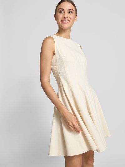 Jake*s Collection Mini-jurk met ritssluiting aan de achterkant Ecru - 3