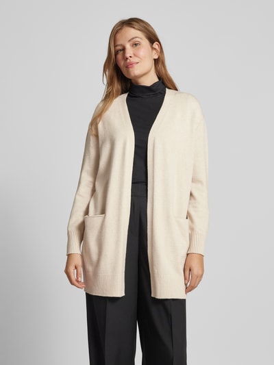 Christian Berg Woman Cardigan met zakken Beige gemêleerd - 4