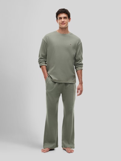Tommy Hilfiger Trainingspak met logo in band in set van 2 Rietgroen - 1
