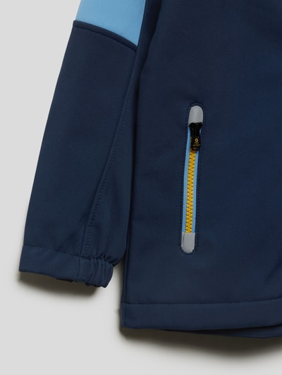 Killtec Softshell-Jacke in Two-Tone-Machart Modell 'Softshell' Marineblau 2