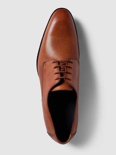 Lloyd Lederderbys mit Strukturmuster Modell 'OHIO' Cognac 4