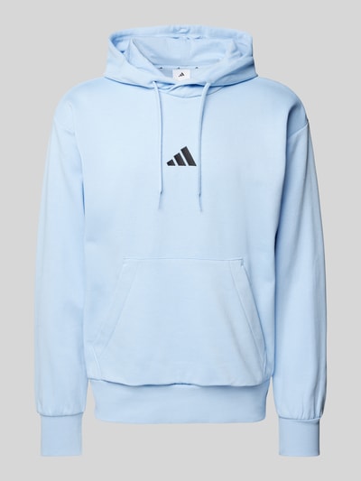 ADIDAS SPORTSWEAR Hoodie  aus reiner Baumwolle mit Känguru-Tasche Bleu 1