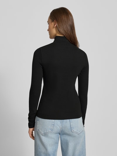 Calvin Klein Jeans Shirt met lange mouwen en opstaande kraag Zwart - 5