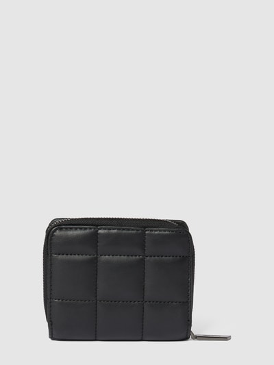 CK Calvin Klein Portemonnaie mit Steppnähten Modell 'RE-LOCK QUILT WALLET' Black 2