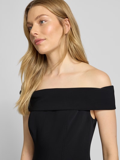 Lauren Ralph Lauren Sukienka wieczorowa z dekoltem carmen Czarny 3