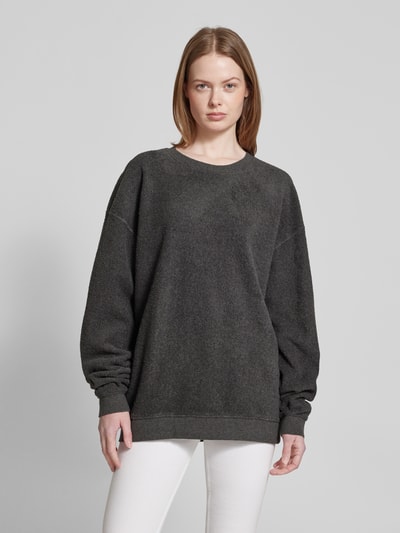 American Vintage Oversized Sweatshirt aus reiner Baumwolle Modell 'BOBYPARK' Anthrazit 4