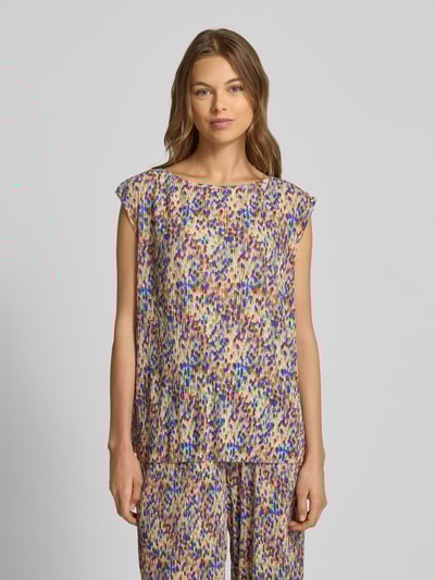 Rich & Royal Blusentop mit Rundhalsausschnitt Bordeaux 4