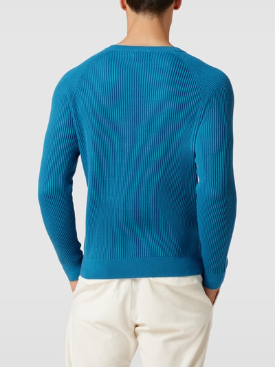 s.Oliver RED LABEL Strickpullover mit Rundhalsausschnitt Modell 'Strickpullover' Hellblau 5