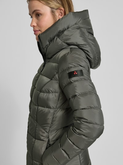 Peuterey Kurtka puchowa z zamkiem błyskawicznym dwustronnym model ‘ESDRA’ Oliwkowy 3