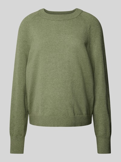 Marc O'Polo Denim Gebreide pullover met ronde hals Rietgroen - 2