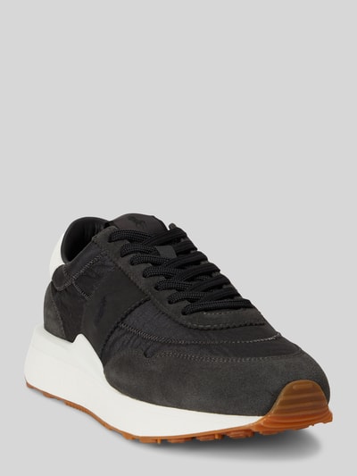 Polo Ralph Lauren Sneaker Low aus Rindsnappa mit Logo-Details Black 1