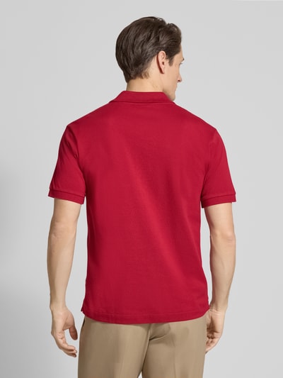 Lacoste Koszulka polo Regular Fit z czystej bawełny Bordowy 5