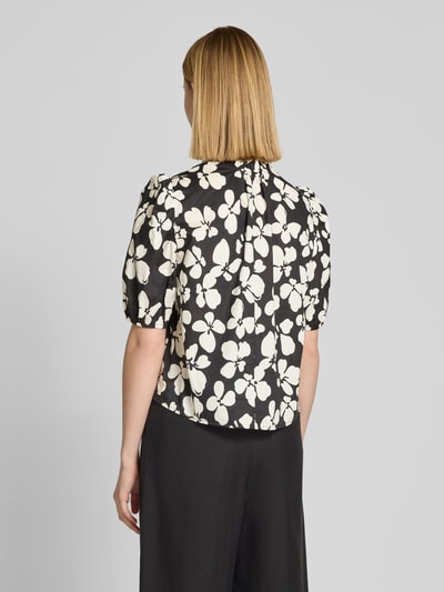 Christian Berg Woman Selection Regular Fit Bluse mit Puffärmeln Black 5