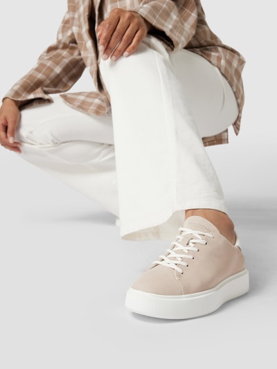 Marc O'Polo Sneaker mit Label-Schriftzug Taupe 1
