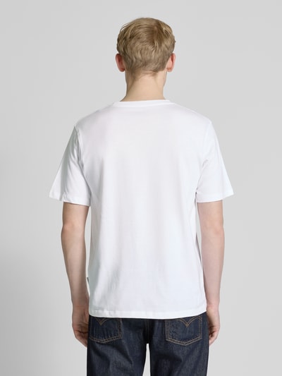 Jack & Jones T-Shirt mit Label-Print Modell 'VARENNA' Weiss 5