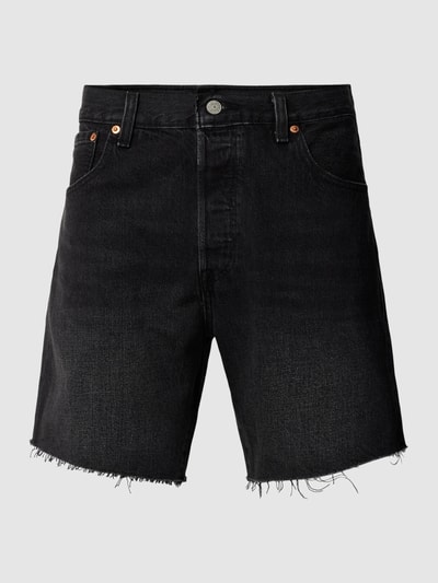 Levi's® Regular Fit Jeansshorts mit Knopfverschluss Black 2