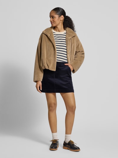 Jake*s Studio Woman Webpelzjacke mit Stehkragen Schilf 1