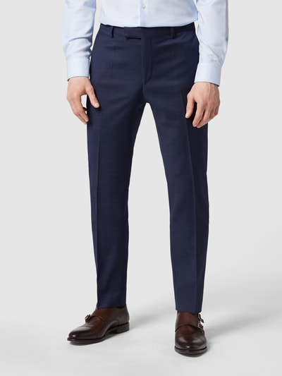 Pierre Cardin Regular fit pantalon met stretch Marineblauw - 4