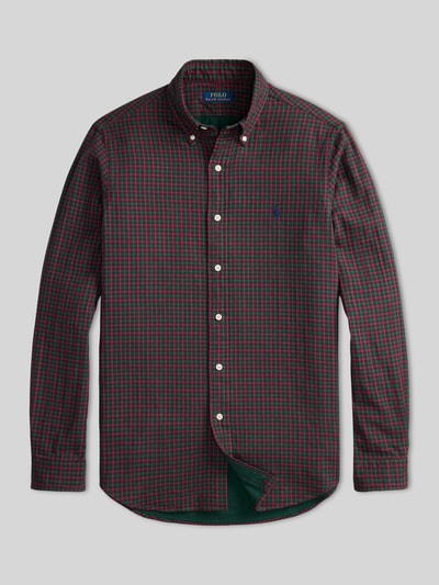 Polo Ralph Lauren Regular Fit Freizeithemd mit Logo-Stitching Bordeaux 2