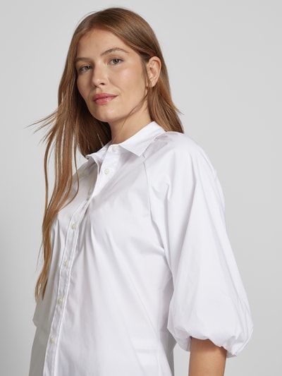 Lauren Ralph Lauren Blouse met pofmouwen, model 'FARREN' Wit - 3