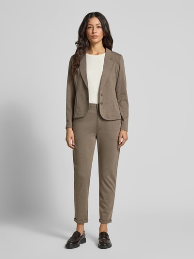 FREE/QUENT Blazer mit Reverskragen Modell 'NANNI' Taupe 1