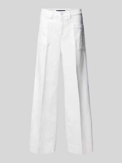 Raffaello Rossi Wide Leg Jeans mit aufgesetzten Taschen Modell 'MIRU' Offwhite 2