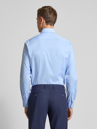 Tommy Hilfiger Tailored Slim fit zakelijk overhemd van katoenmix Bleu - 5