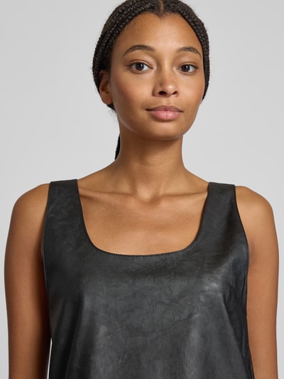 Only Oversized mini-jurk zonder mouwen, model 'JOSIE' Zwart - 3