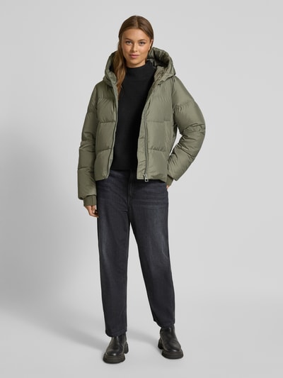 Marc O'Polo Regular Fit Daunenjacke mit Kapuze Taupe 1