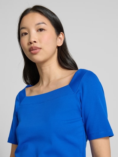 Marc Cain T-Shirt mit Karree-Ausschnitt Royal 3