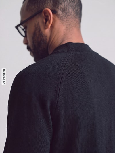 Strellson Regular Fit Pullover aus Baumwoll-Mix Modell 'Tito-M' Black 3