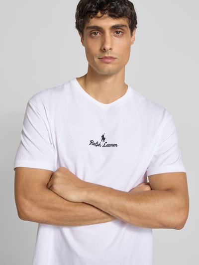 Polo Ralph Lauren T-shirt met labelstitching Wit - 3