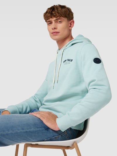 Tom Tailor Hoodie mit Label-Detail Mint 3