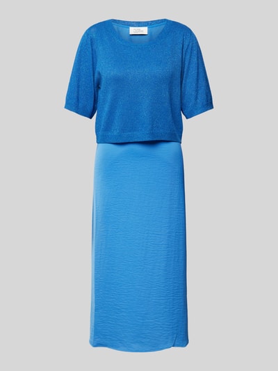 ROBE LÉGÈRE Midi-jurk in laagjeslook Bleu - 2