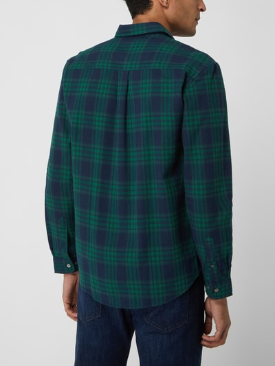 Minimum Koszula flanelowa o kroju regular fit z bawełny model ‘Olins’ Butelkowy 5