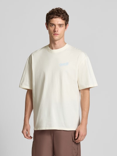 Pegador T-Shirt mit Label-Print Offwhite 5