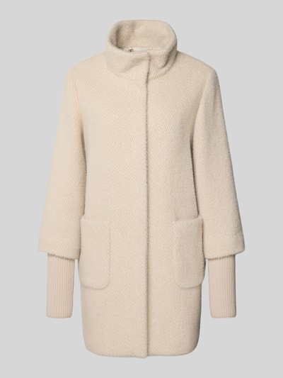 s.Oliver BLACK LABEL Regular Fit Mantel mit Stehkragen Sand 2