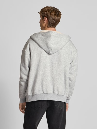 REVIEW Bluza rozpinana z kapturem Jasnoszary melanż 5