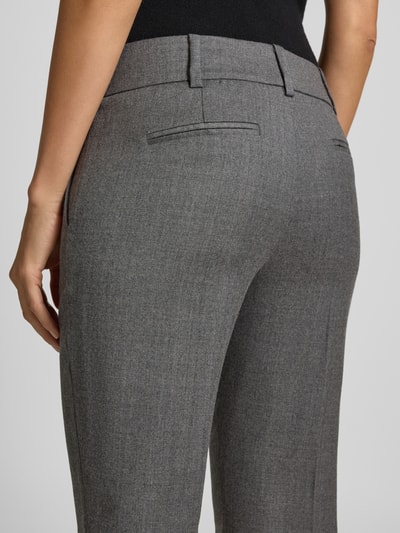 Windsor Spodnie o kroju slim fit z mieszanki bawełny żywej wełny i elastanu Średnioszary 3