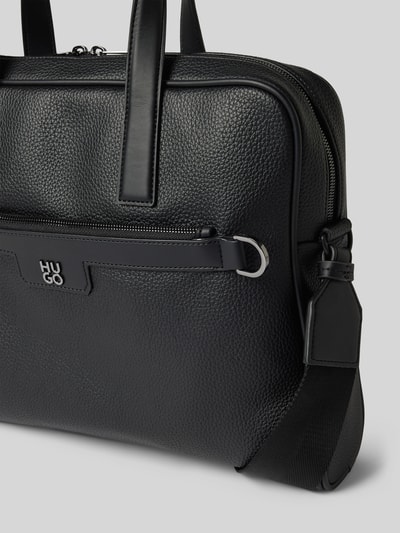 HUGO Handtasche mit Label-Detail Modell 'Nesh' Black 3