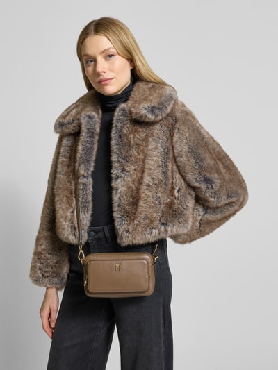 Tommy Hilfiger Schoudertas met afneembare schouderband Taupe - 1