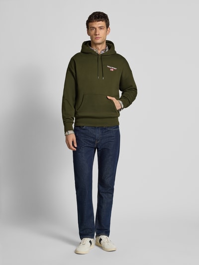 Polo Ralph Lauren Hoodie met labelstitching Olijfgroen - 1