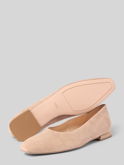 Högl Ballerinas mit Blockabsatz Taupe 4